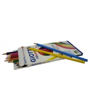 Цветные деревянные карандаши, 12 шт.  GIOTTO COLORS 3.0 , 276600 