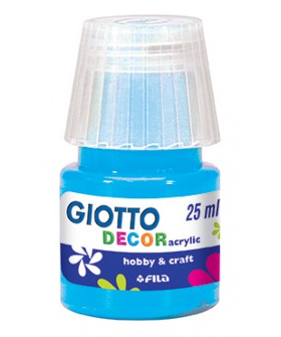 Акриловая краска "Giotto. Decor Acrylic", 25 мл, ярко-синяя 