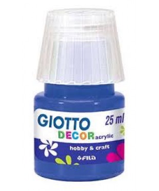Акриловая краска "Giotto Decor Acrylic", 25 мл, ультрамариновый