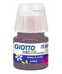 Акриловая краска "Giotto Decor Acrylic", 25 мл, сепия 