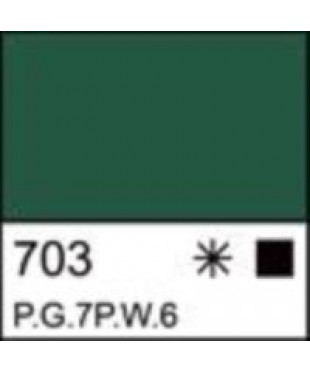 Краска акриловая серия Ладога  2204703  Зеленая "ФЦ", туба 46 мл