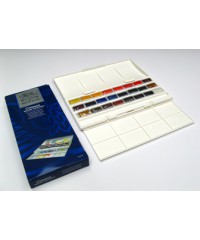 0390084 Набор акварели Winsor&Newton, серия Cotman, 24 цвета, пластик