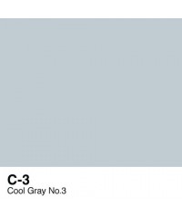 Маркер COPIC Classic двухсторонний C3, цвет Cool Grey 3