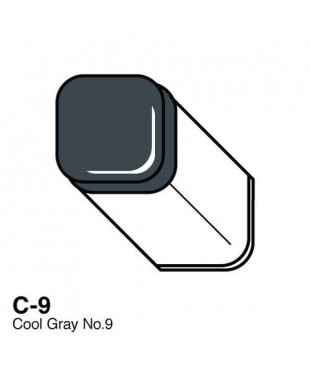 Маркер COPIC Classic двухсторонний C9,  цвет Cool Grey 9