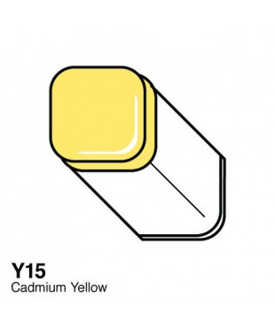 Маркер COPIC Classic двухсторонний,Y15, цвет Cadmium Yellow