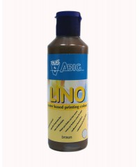 Краска  на водной основе для линогравюр ABIG LINO,160980  80 мл, цвет коричневый