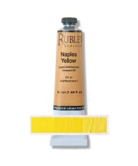 Краска масляная 820-355  Naples yellow,  50 мл. РУБЛЕВ