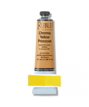 Краска масляная РУБЛЕВ 820-310  Chrome Yellow Primose 50 мл. 