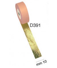 Поталь-иммитация золота, рулоны 10 мм*50 м., D391