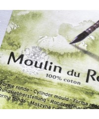 Бумага акварельная Moulin du Roy, размер 760х560 мм, плотность 300 гр/м, Grain Fin цвет White